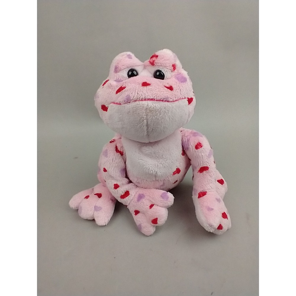 Webkinz Love Frog Pink Heart Plush Stuffed Animal Ganz HM144 No Code